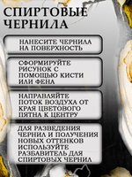 Набор спиртовых чернил 2 шт по 15 мл (серебро, золото)