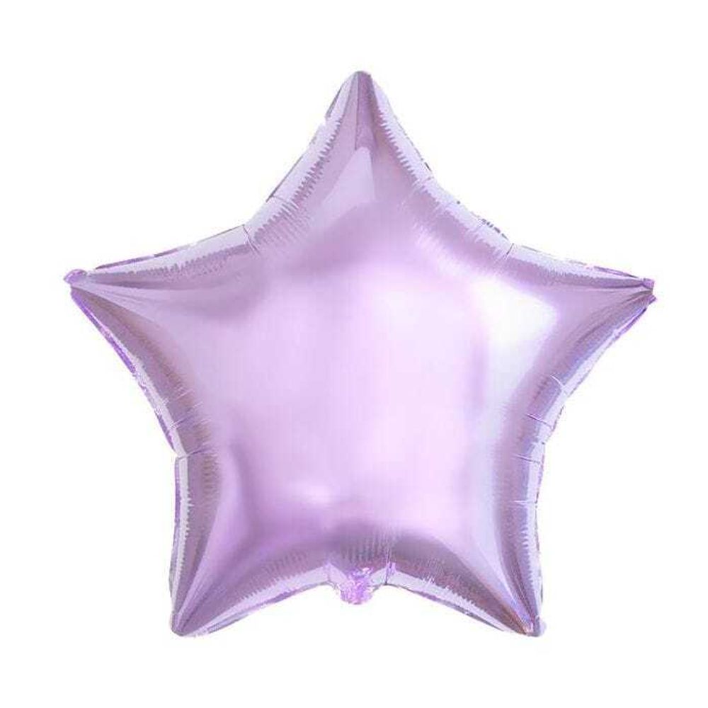 Шар Звезда Светло-Сирель 18&quot;/45 см