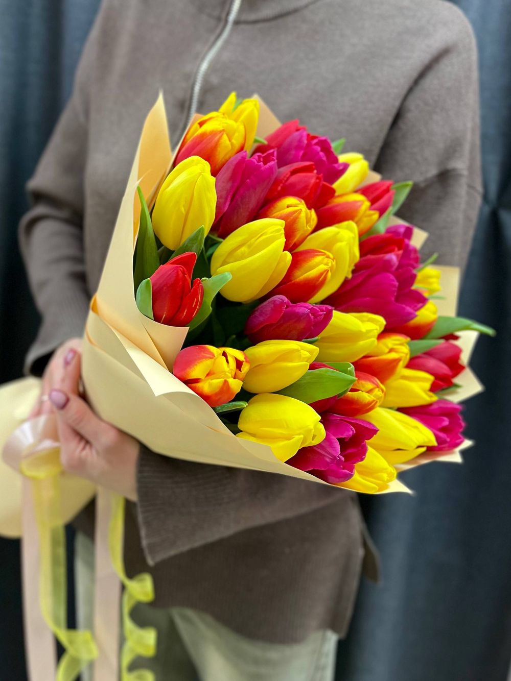 Букет "35 тюльпанов"