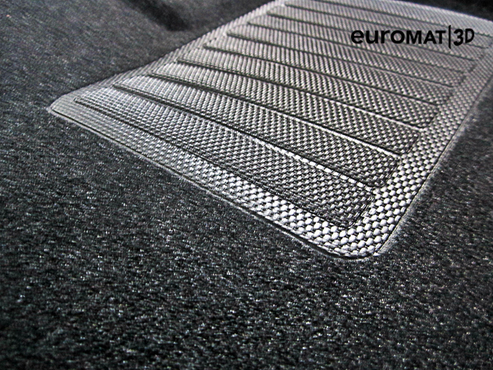 Коврики салона для SKODA Karoq (2017-) Euromat 3D Business черные. Арт. EMC3D-004501