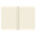 Тетрадь 48 л. в клетку обложка кожзам под лён, сшивка, A5 (147х210мм), СИНИЙ, BRAUBERG PASTEL, 403872