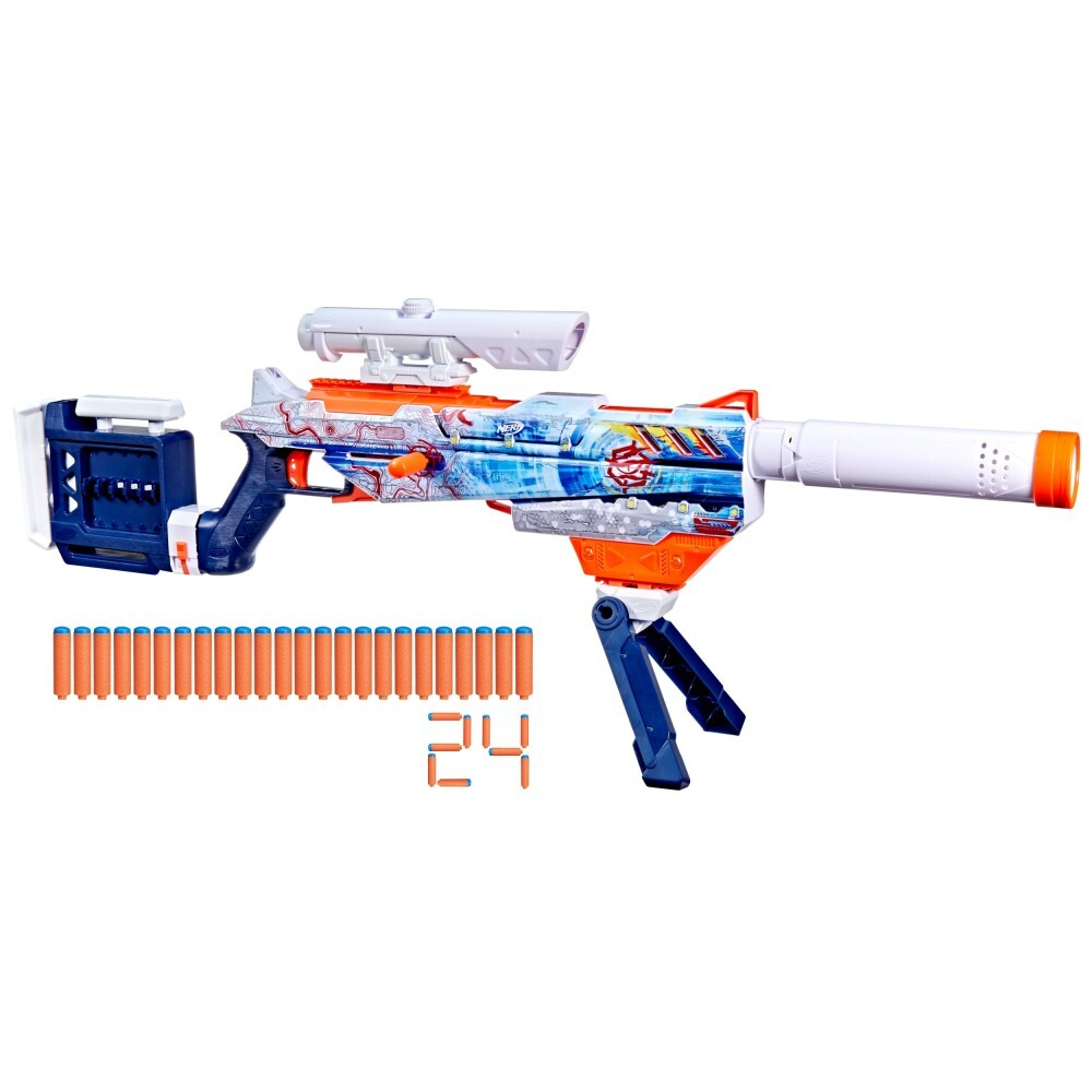 Hasbro Nerf Loadout - Бластер ARCTIC ZEROSTRIKER + 24 стрелы G1763