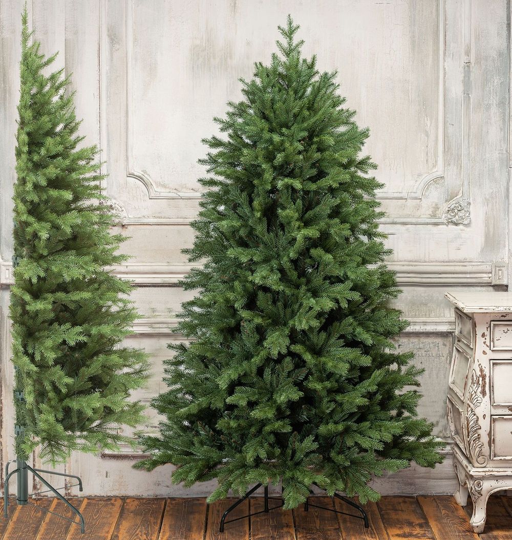 Елка Половинка «Графская» пристенная-угловая (Литая+пвх) 210 см / 2.1 м