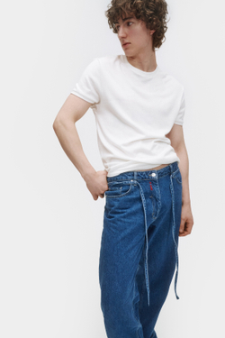 Джинсы свободные мужские Men Jeans Relax Dark blue