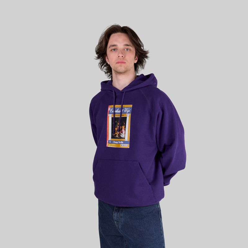 Толстовка мужская Carhartt WIP Cheap Thrills Hooded артикул:I032864_tyrian - купить в магазине Дайс