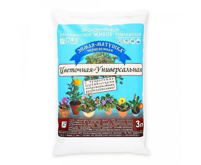 Грунт Земля-Матушка 3 л цветочный, БашИнком