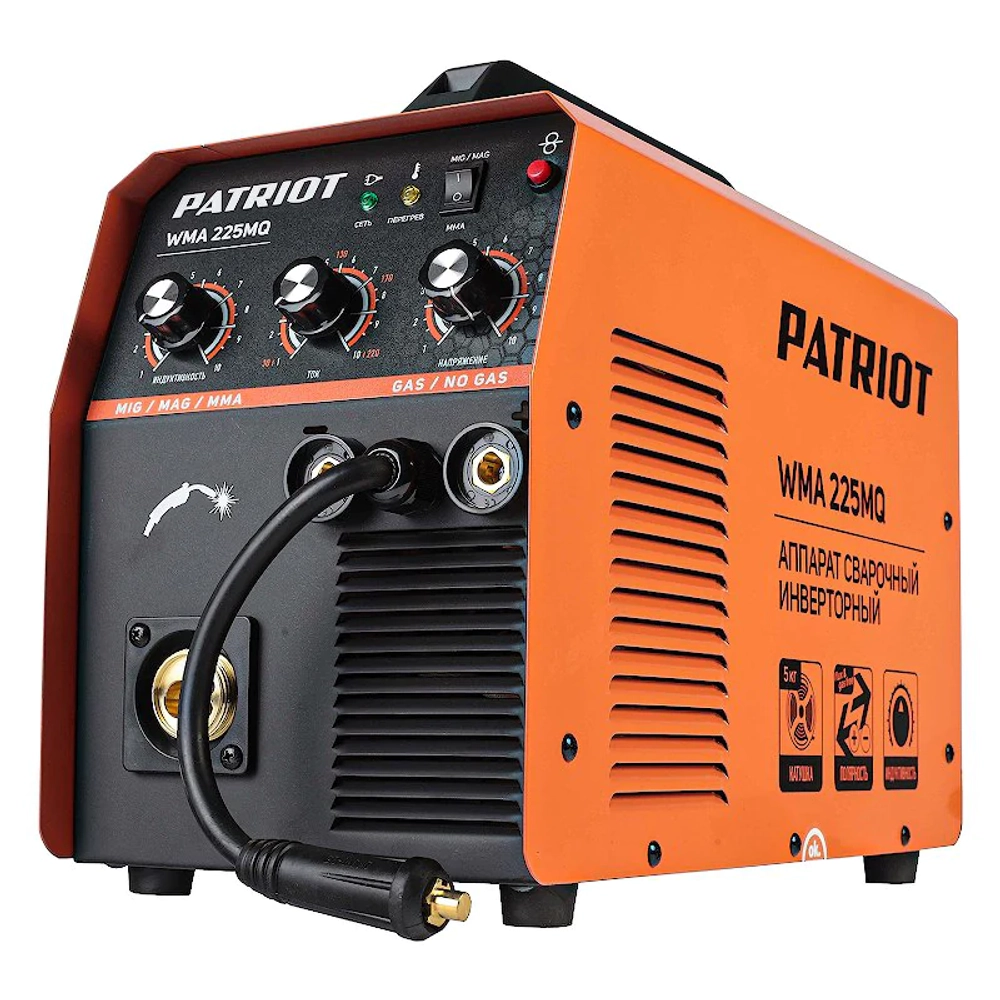 PATRIOT WMA 225MQ полуавтомат сварочный инверторный 605301755
