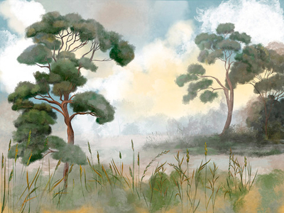 Дизайнерские обои Wall Street Arbre-22