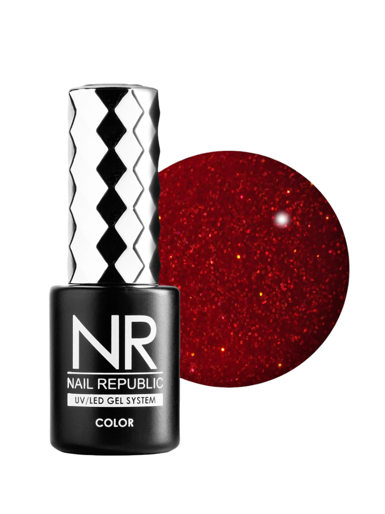 Гель-лак Perfect red №432 Nail Repablic, 10 мл