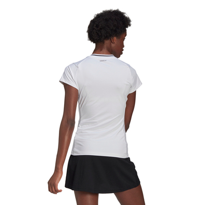 Женская теннисная футболка Adidas Freelift Tee W - white/black