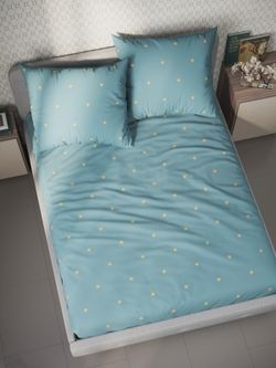 Постельное белье Полисатин Мечта "Alcor" семейное Наволочка 50х70 см 2 шт Простынь на резинке 160x200 см Пододеяльник 145x215 см 2шт