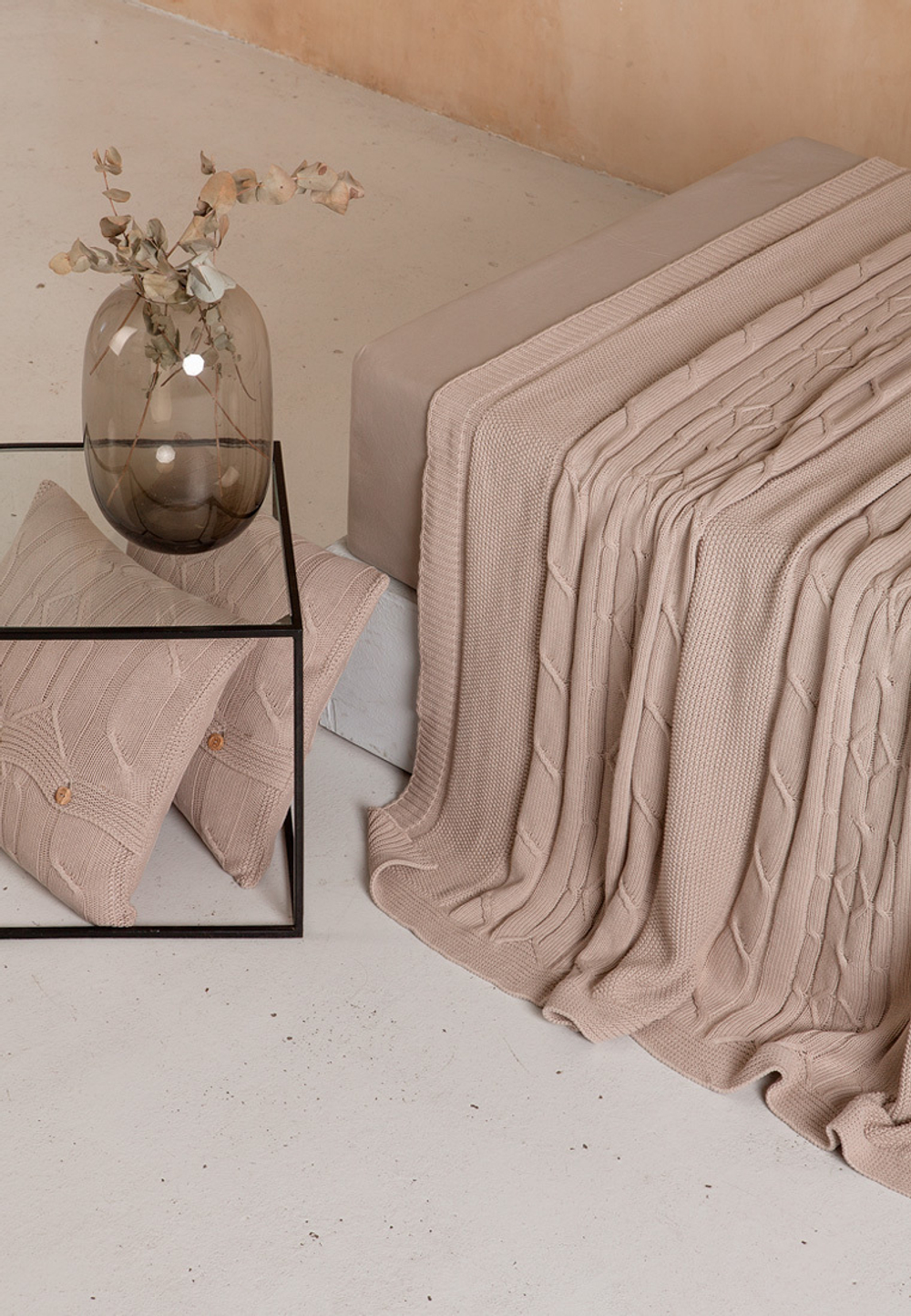 Плед 150х200 Luxberry Lux 40 пудра тон 04