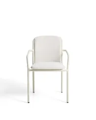 Уличный стул Linosa из алюминия с бежевой подушкой