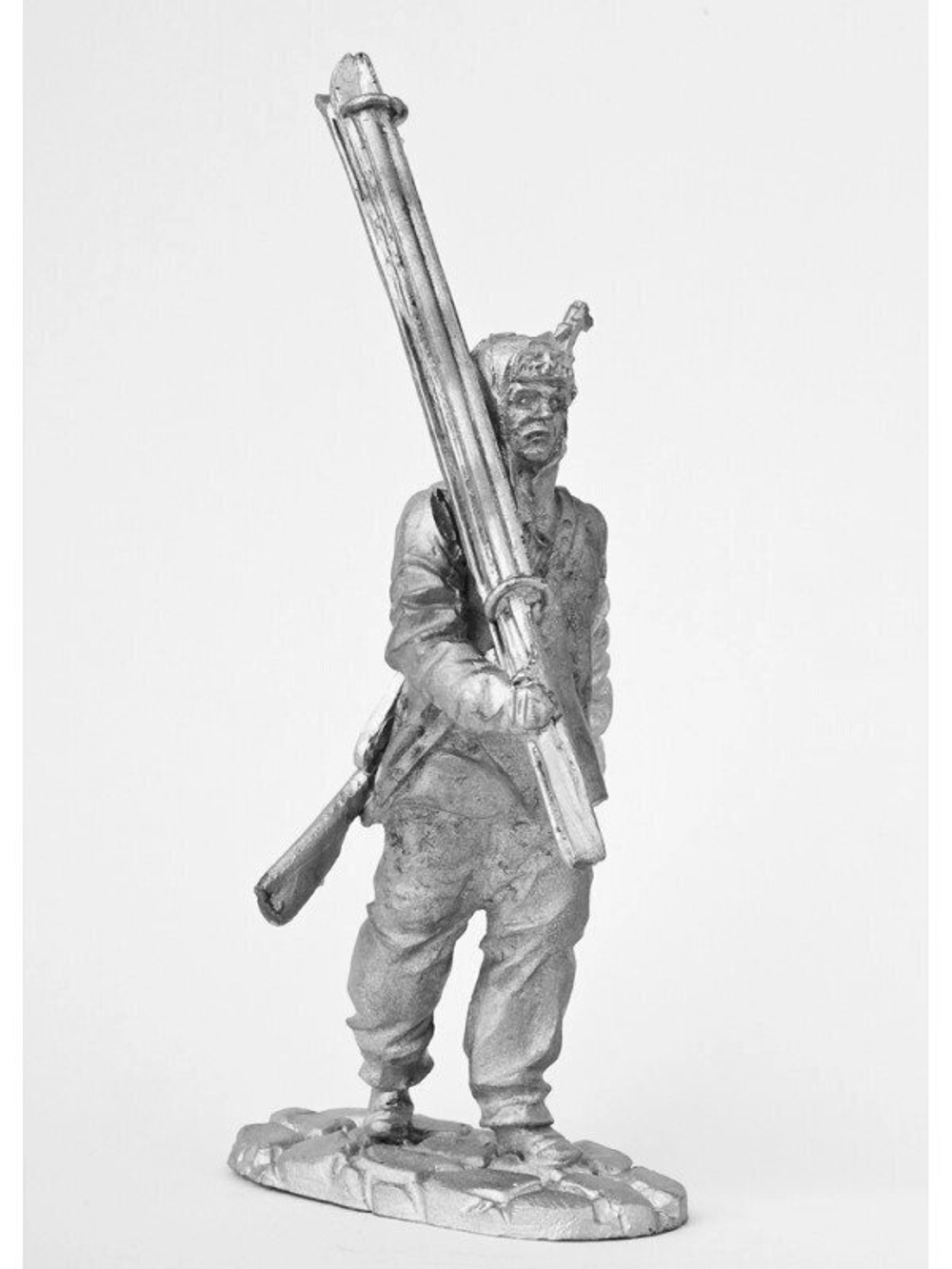 Оловянный солдатик Лыжник РККА парад 1941 года