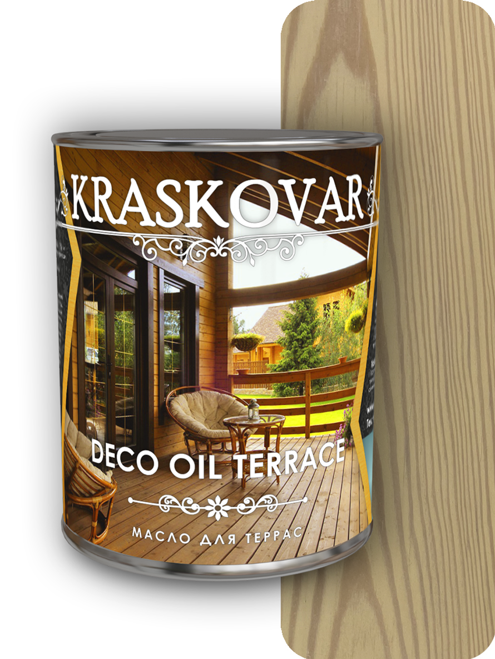 Масло для террас Kraskovar Deco Oil Terrace ваниль