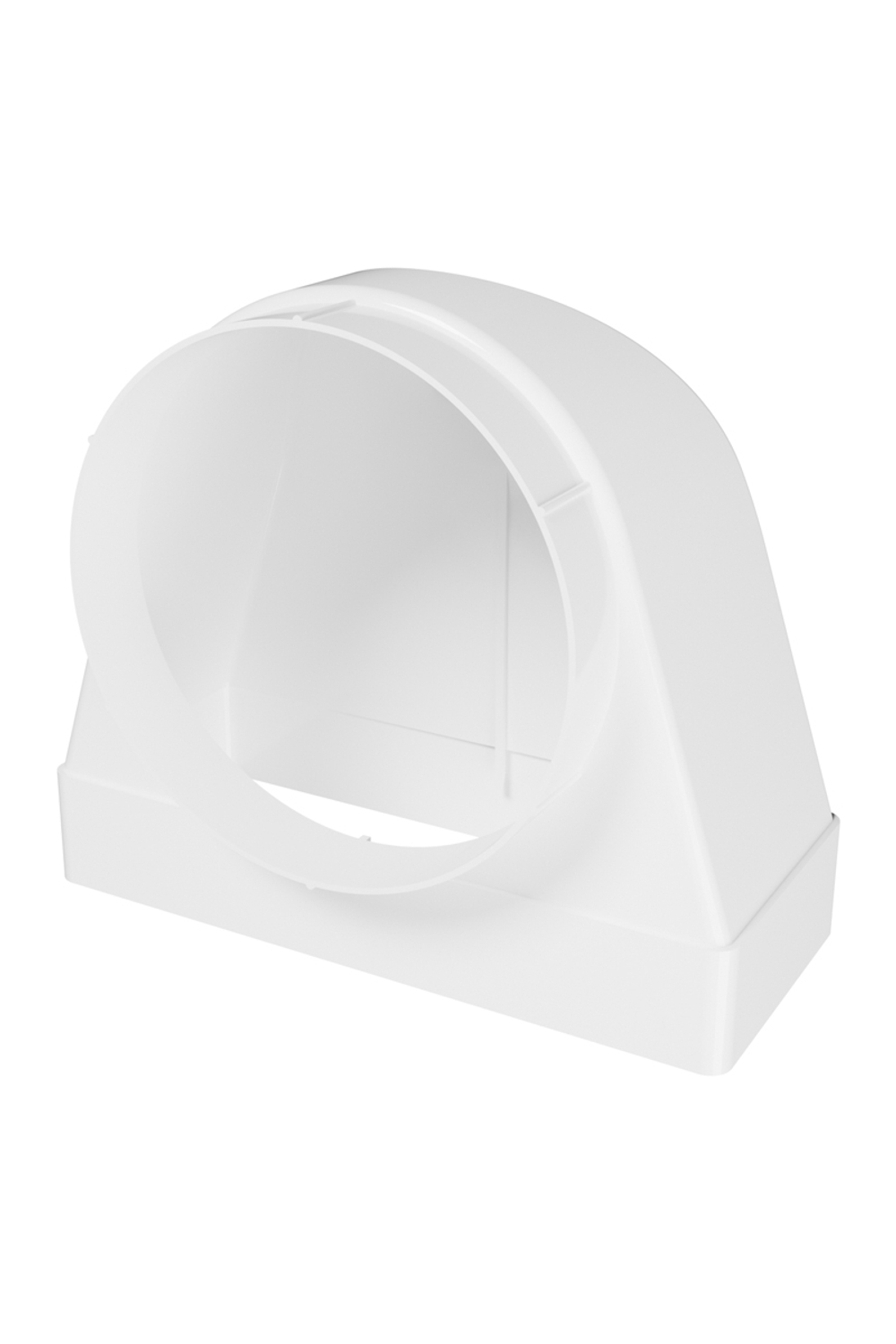 Переходник СКФП D150 90° 90х220 пластик ERA