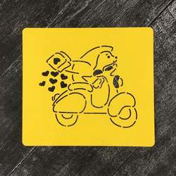 Ежик №2 на мотоцикле