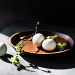 Деревянный сервировочный поднос Art of Siberia блюдо для подачи  200 мм WS12