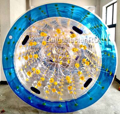 Бизнес-набор: Бассейн 7*7 м (1 шт), Водный роллер ПВХ (3 шт),насос (1 шт)