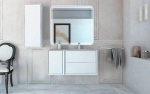 Тумба с раковиной Cezares BELLAGIO 100 Bianco Opaco