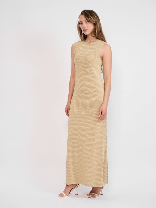 ПЛАТЬЕ MAXI БРОНЗОВОГО ЦВЕТА