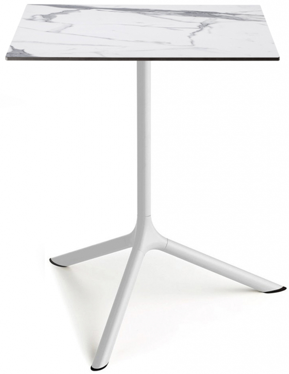 Стол ламинированный обеденный Scab Design Tripe Maxi, белый, белый мрамор Каррара