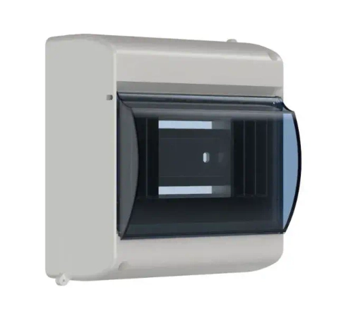 Бокс под автоматы IEK 6 модулей IP30 белый с дверцей