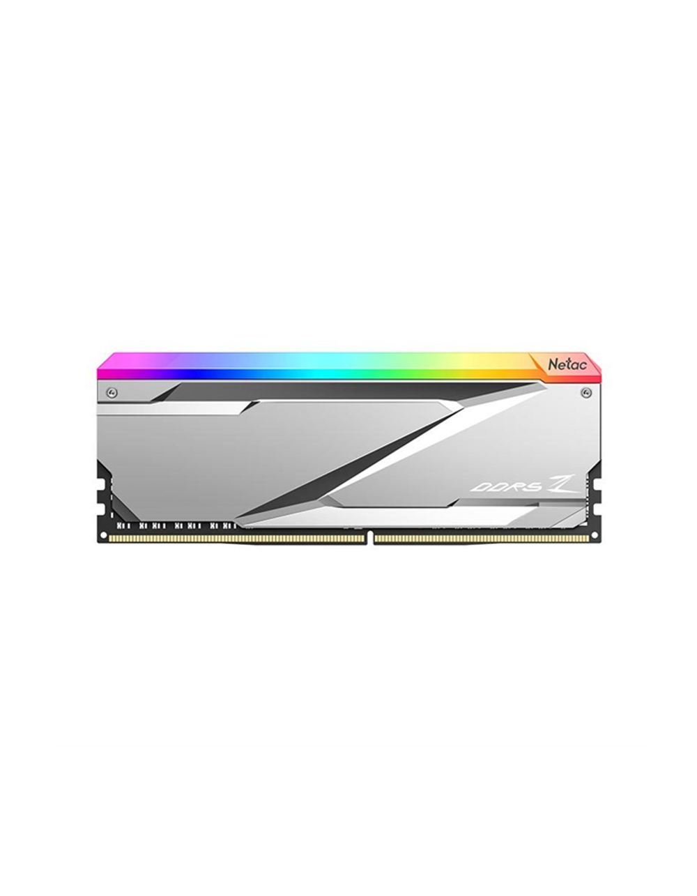 Оперативная память Netac Z RGB 32GB (2x16GB) DDR5-7200 (PC5-57600) C34 Silver 34-45-45-115 1.4V XMP Dual DIMM Kit