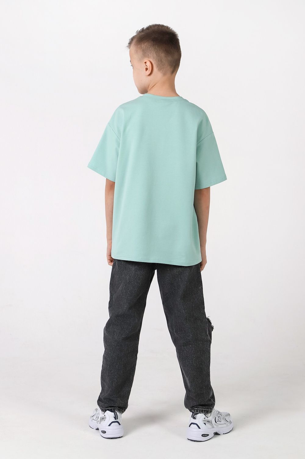 Фуфайка (футболка) для мальчика Леон-1 Виотекс ОЛИВКОВЫЙ