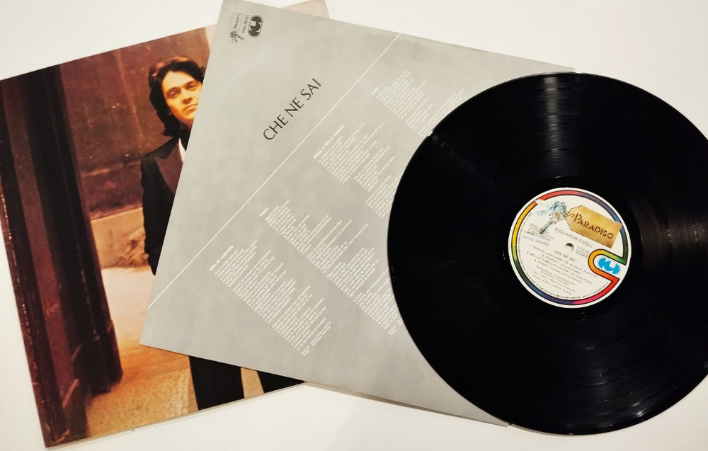 Винтажная виниловая пластинка LP Riccardo Fogli Che Ne Sai (Italy 1979)