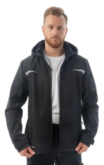 Куртка софтшелл Brodeks KS207, черный (M)