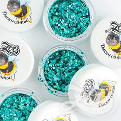 Zoo nail Микс шестигранников "Диско соты" 1344