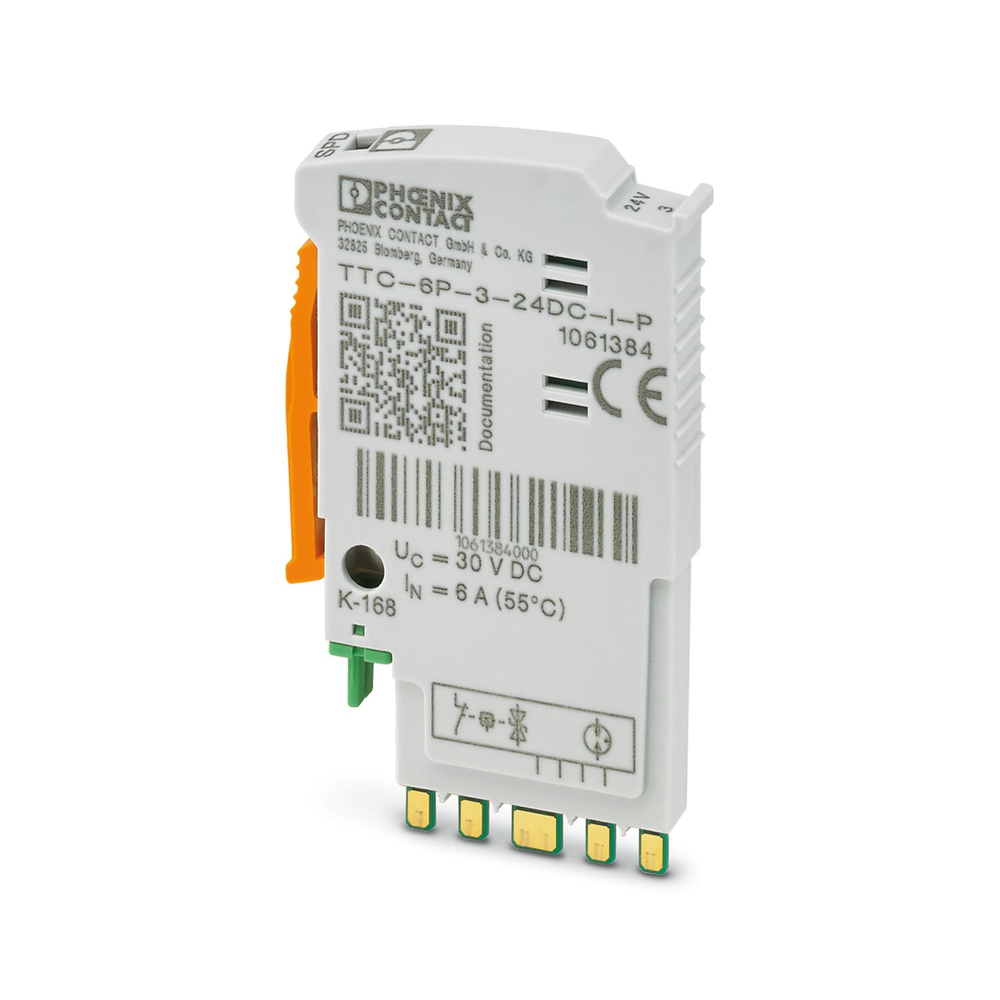 1061384 - TTC-6P-3-24DC-I-P - Штекерный модуль для защиты от импульсных перенапряжений