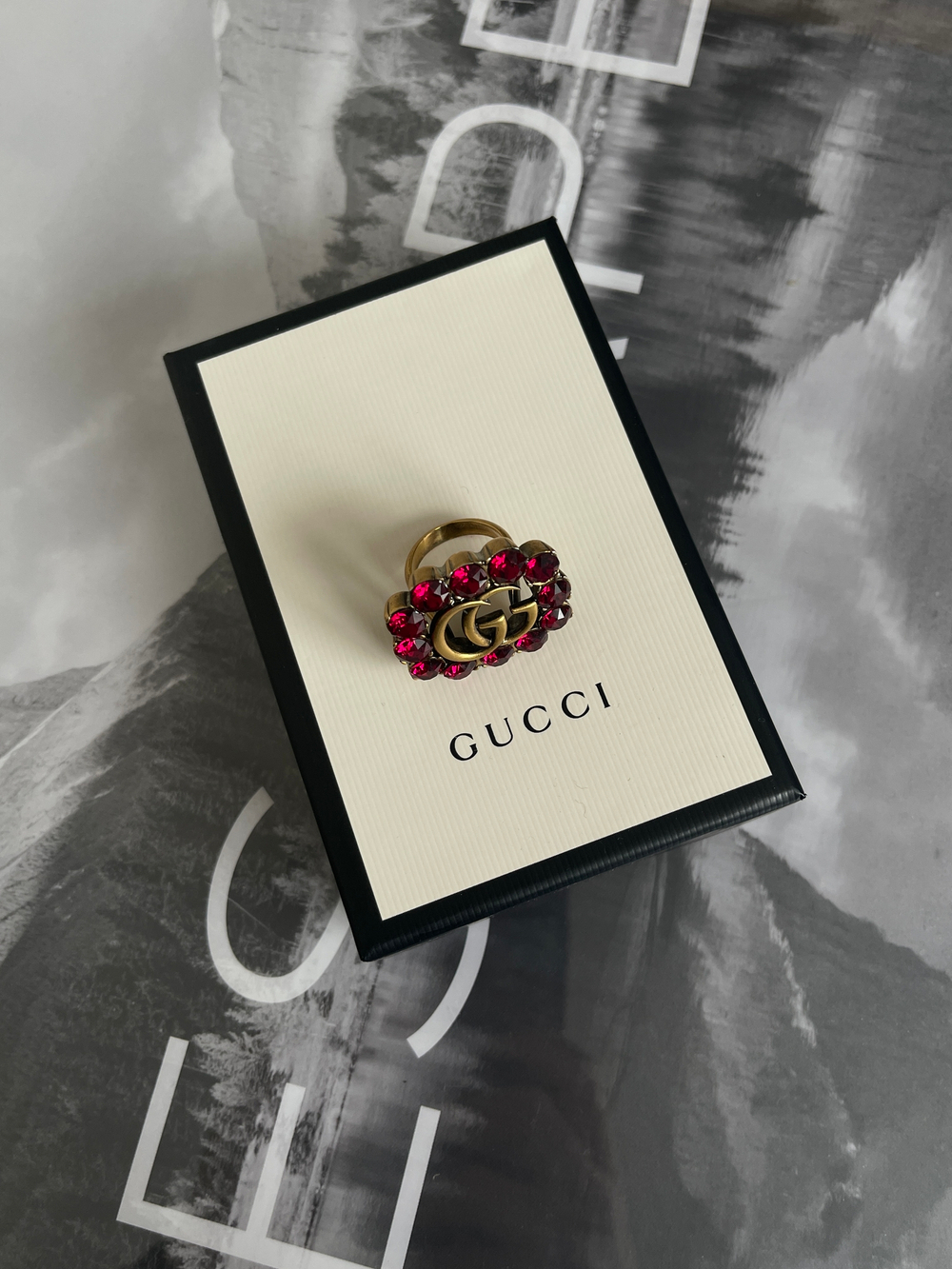 Новое кольцо Gucci