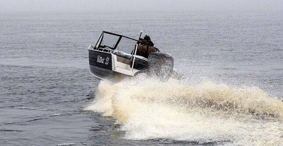 Алюминиевая лодка Wellboat 53 Fish