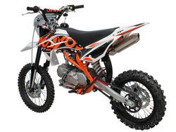 Питбайк KAYO BASIC K125EM 17/14 KRZ (механ. сцепл., эл. стартер 2024 г.)