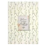 Тетрадь на кольцах БОЛЬШАЯ А4, 215х305 мм, 100 л., твердый картон, клетка, BRAUBERG, "Цветы", 405412