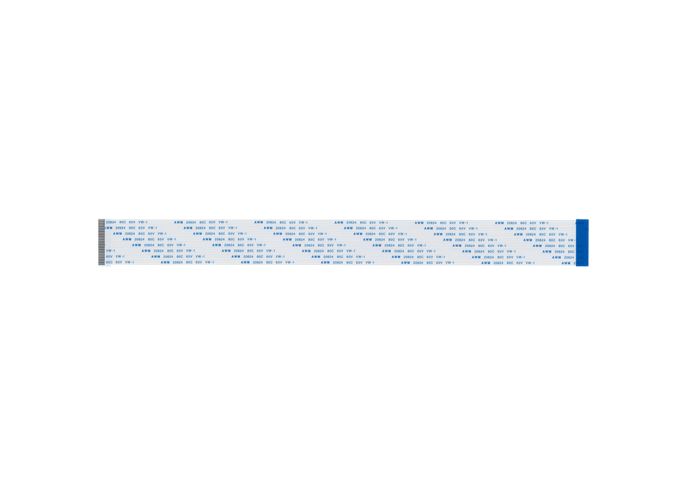 Шлейф 28 pin, 30 см, шаг 1 мм FFC, обратный Б