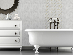 Панель ПВХ термопечать Каменная чешуя узор 669 2700х250 мм