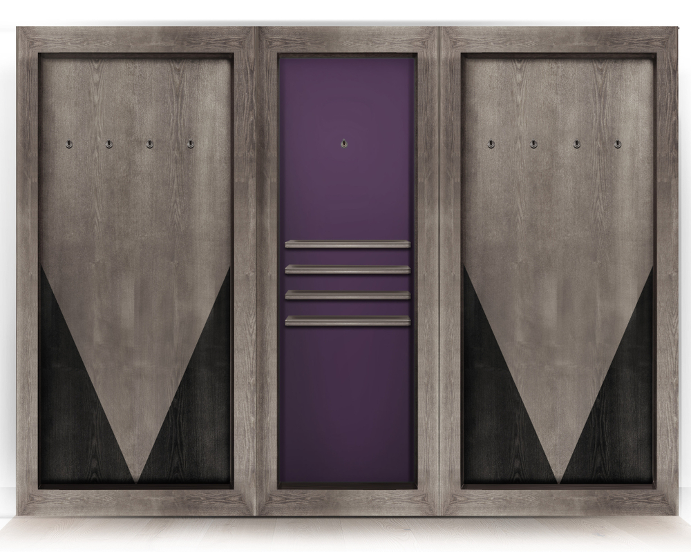 Киевница современная ясень мдф/шпон на 8 киев