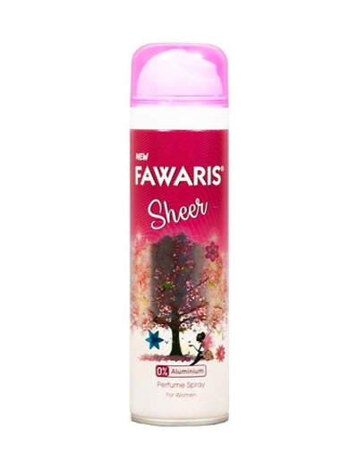 FAWARIS Дезодорант спрей женский Sheer 150мл