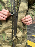 Тактический костюм горка с наколенниками и налокотниками мох