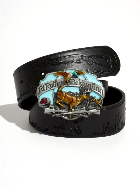Кожаный ремень охотника