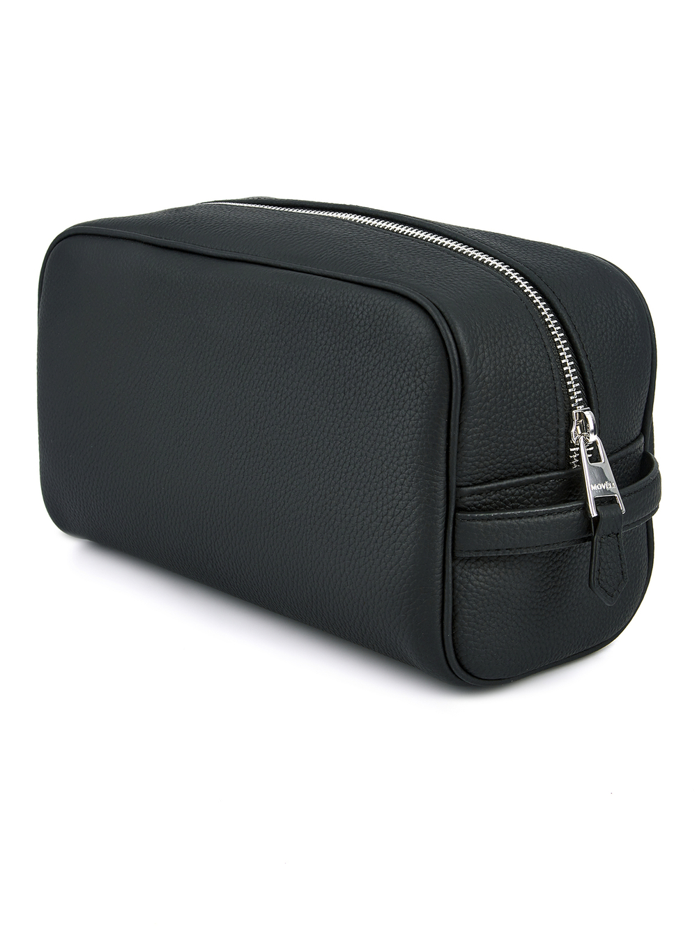 Toiletry bag LEMAN NEW M black amber color