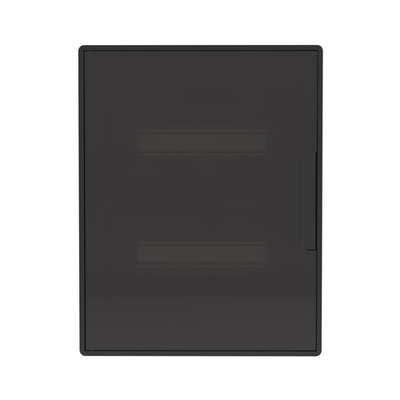 Щиток 24 мод встраиваемый FRAME, черный, с тонированной дверцей, с 4шинами PEN (2шт на 8 отв. и 2шт на 6 отв.)