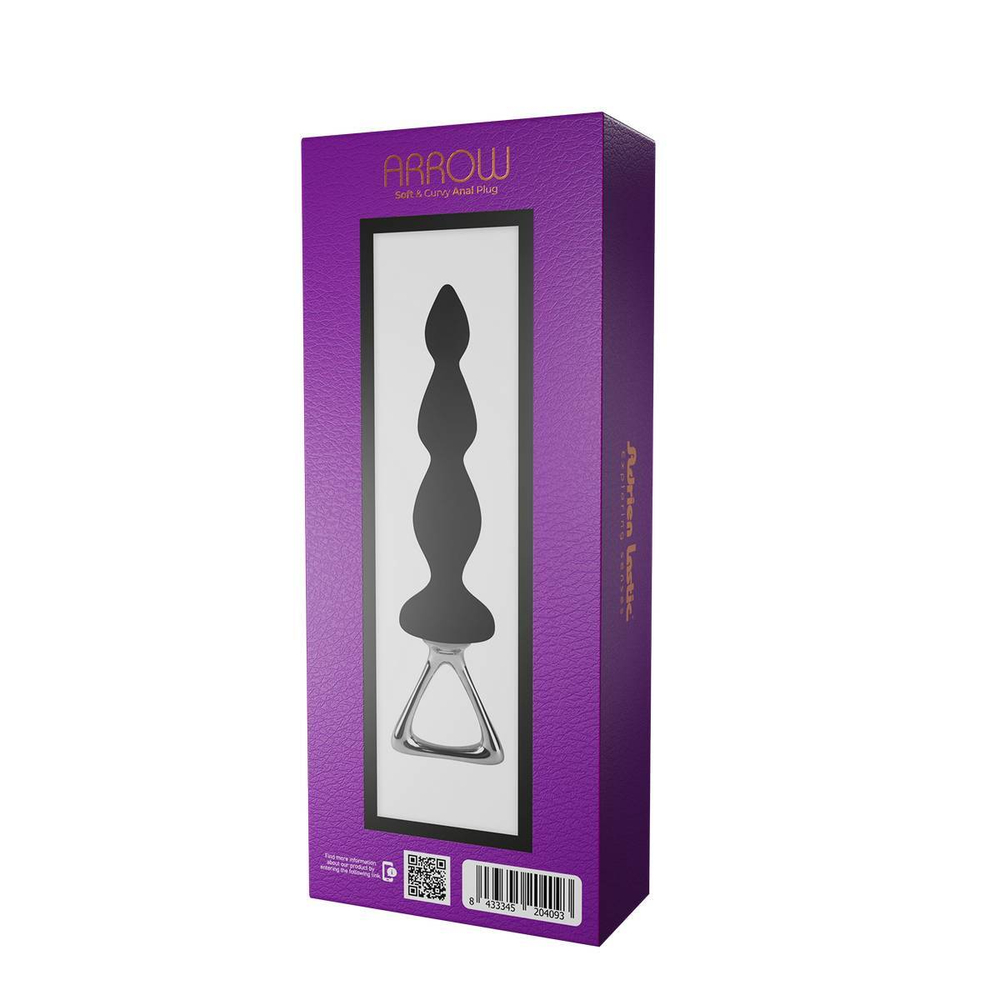 Анальная ёлочка Adrien Lastic Arrow, 20,1 см – ступенчатый рельеф