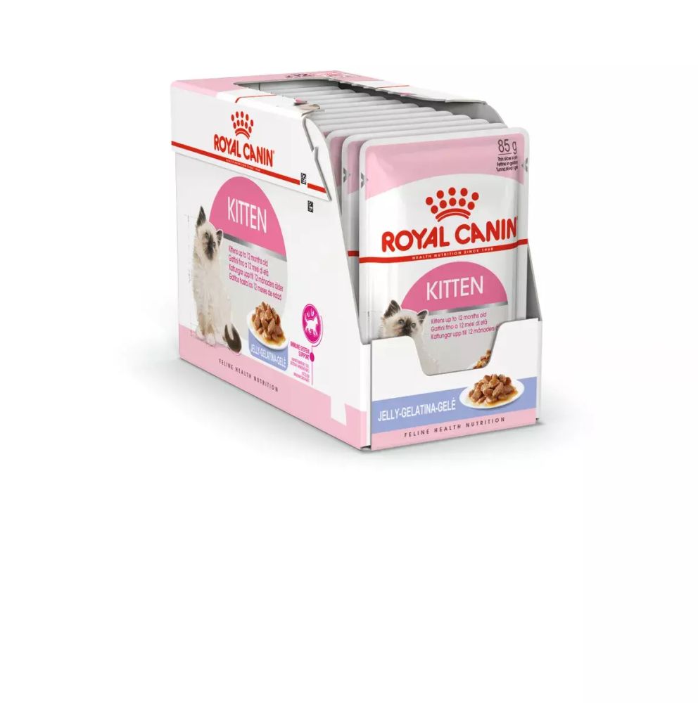 Влажный корм Royal Canin Kitten для котят, в желе, 28 шт x 85 г