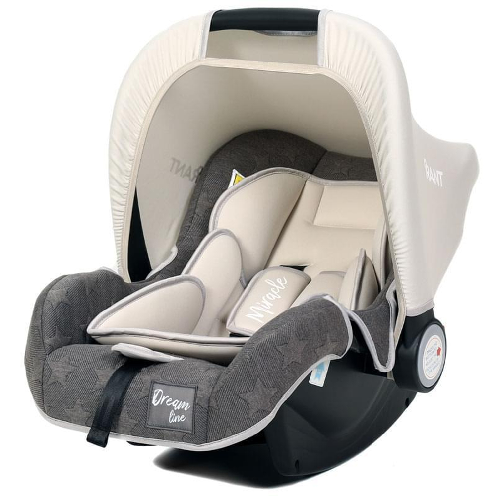 Автокресло Rant "Miracle" Dream Line (Grey) группа 0+  (0-13 кг)
