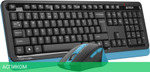 Набор периферии A4Tech Fstyler FG1035 Navy Blue черный/синий