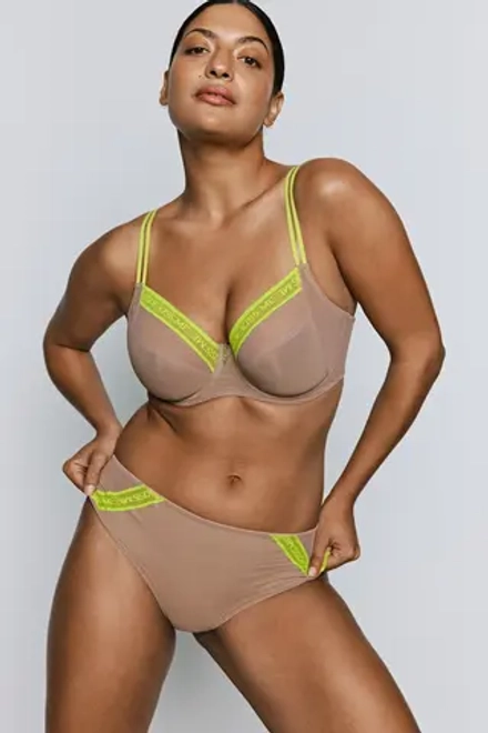 PRIMADONNA Twist Cools Бюстгальтер с полной чашкой, светло-коричневый